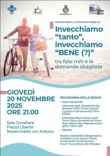 Convegno pubblico "Invecchiamo tanto, invecchiamo BENE (?)"
