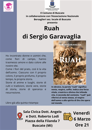 Presentazione del libro "Ruah" di Sergio Garavaglia
